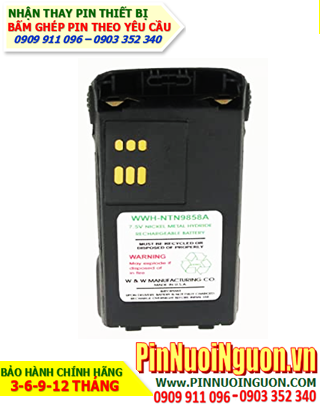 Pin máy bộ đàm Motorola 7.2V-1800mAh, thay cells pin/ hàng có sẳn - bảo hành 03 tháng